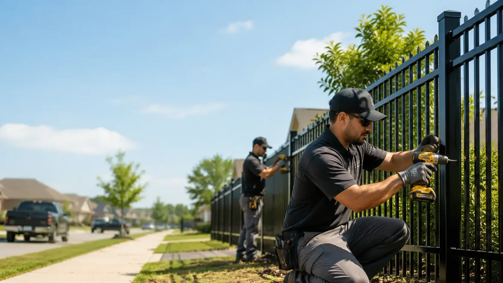 Metal Fence Installation in Ransom Canyon, TX
